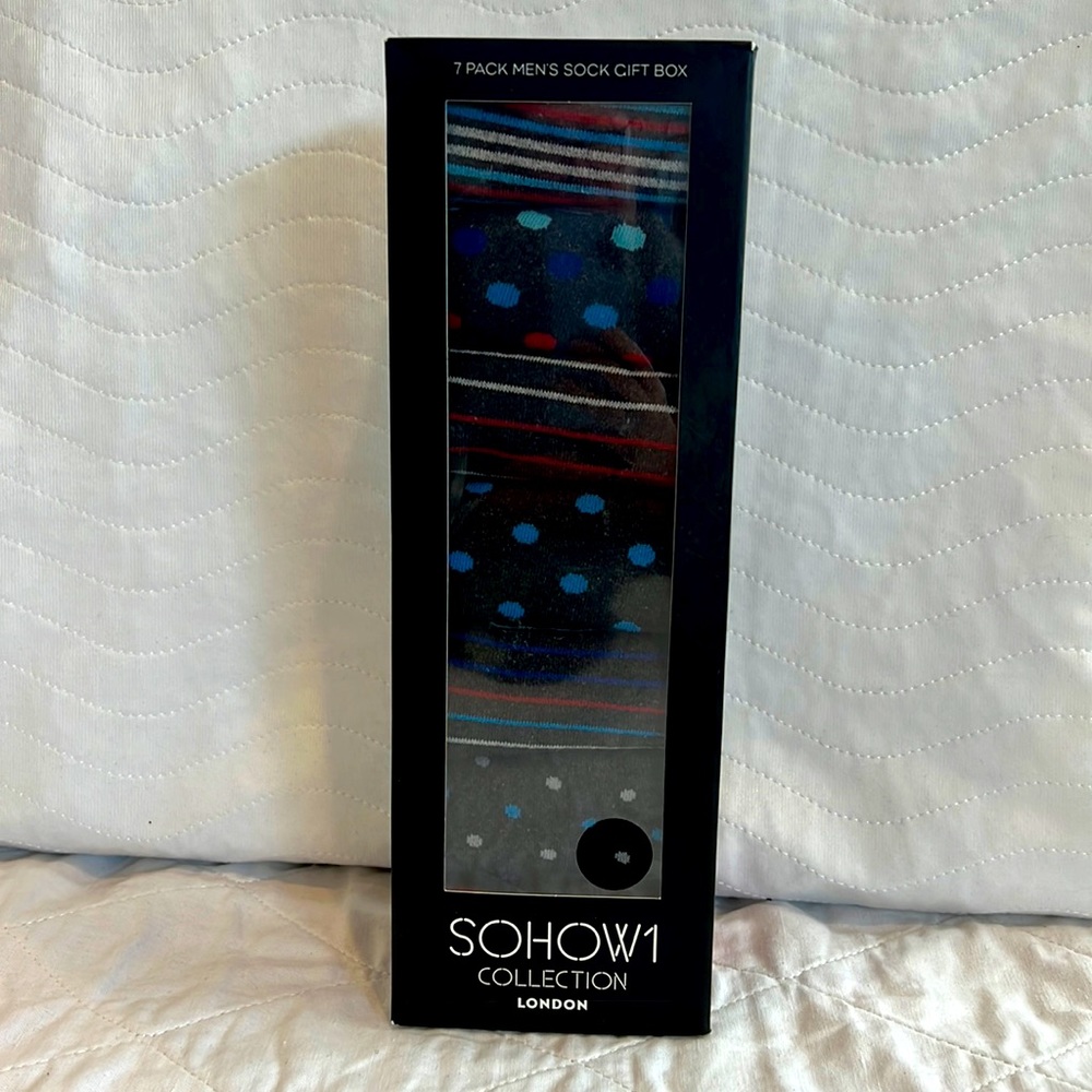 Men’s 7 Pack Sock Gift Set NWT